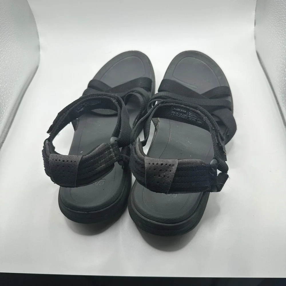 Teva Sanborn Universal Black Sport Sandals Mens 10 Womens 11 Hiking Shoes